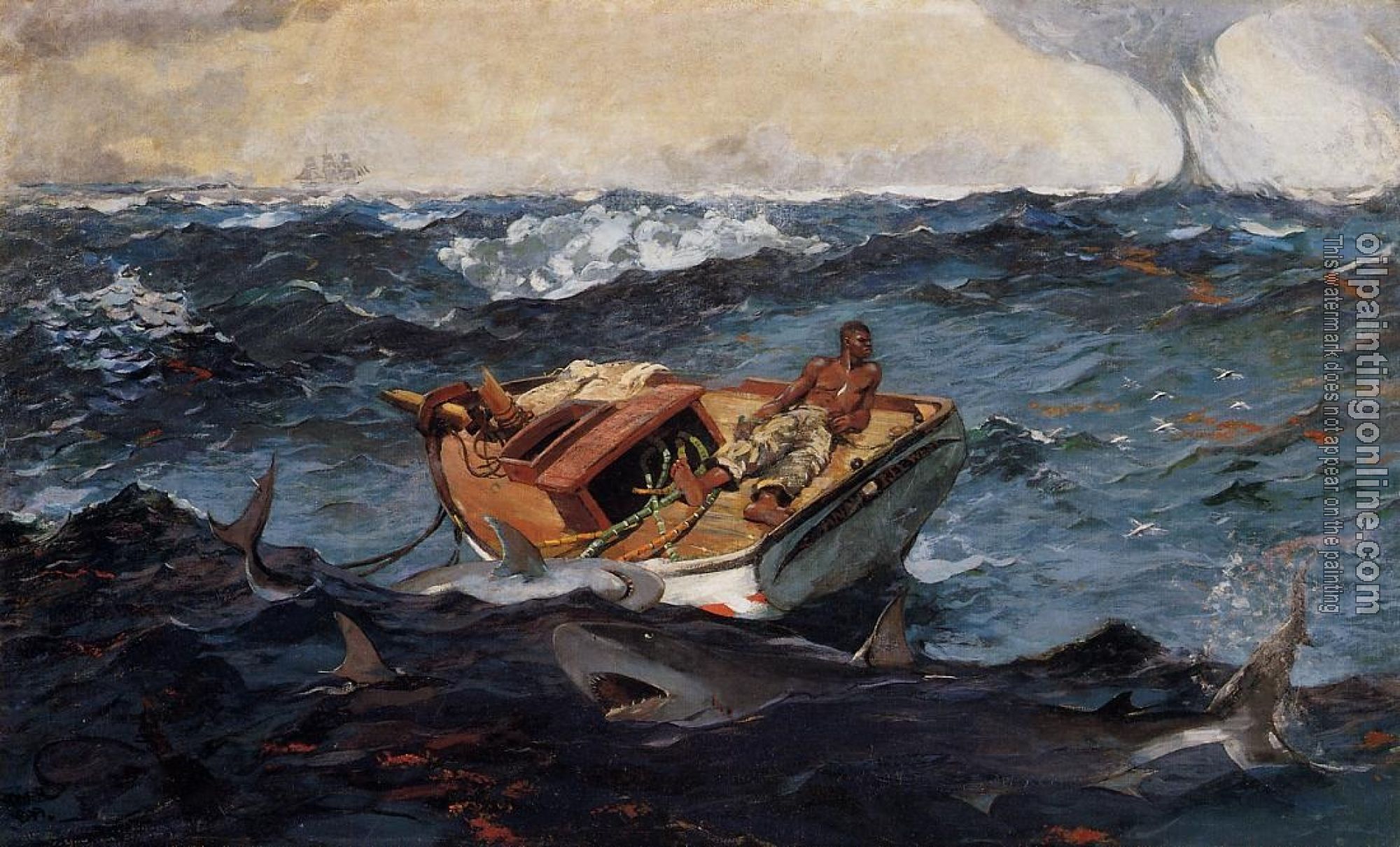 Homer, Winslow - The Gulf Stream